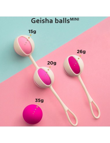 G-VIBE - CONJUNTO 4 BOLAS DE GEIXA MINI ROXO