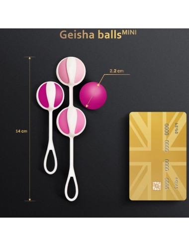 G-VIBE - CONJUNTO 4 BOLAS DE GEIXA MINI ROXO