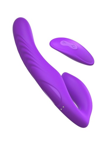 FANTASY FOR HER - VIBRADOR DE DUPLA PENETRAÇÃO CONTROLE REMOTO 9 NÍVEIS VIOLETA