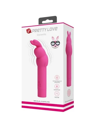 PRETTY LOVE - VIBRADOR DE SILICONE GERARDO FUSCHIA COELHO