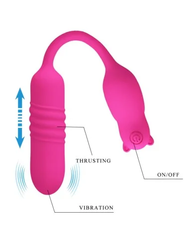 PRETTY LOVE - NOBIKUMA BALA VIBRANTE DE SILICONE ROSA