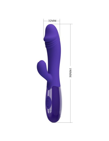 PRETTY LOVE - VIBRADOR SNAPPY YOUTH E ESTIMULADOR DE PONTO G VIOLETA