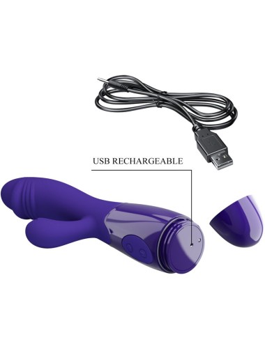 PRETTY LOVE - VIBRADOR SNAPPY YOUTH E ESTIMULADOR DE PONTO G VIOLETA