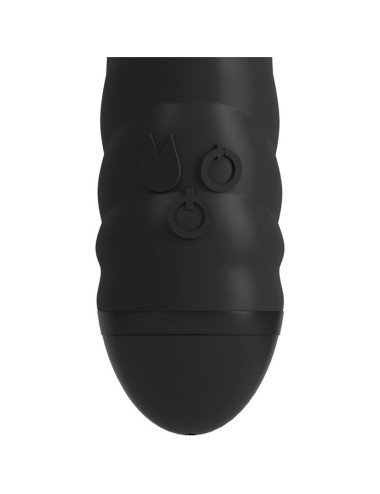 ADRIEN LASTIC - VIBRADOR TWISTER E ROTADOR MASSAGER COELHO PRETO