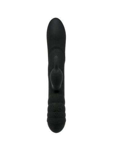 ADRIEN LASTIC - VIBRADOR TWISTER E ROTADOR MASSAGER COELHO PRETO