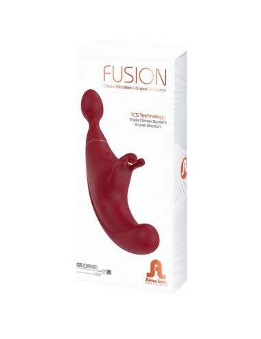 ADRIEN LASTIC - FUSION ESTIMULADOR DE CLITÓRIS TRIPLO & G-SPOT VERMELHO