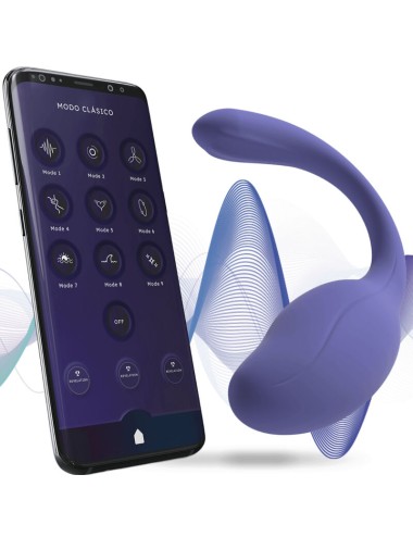 ADRIEN LASTIC - ESTIMULADOR DE CLITÓRIS SMART DREAM 3.0 E CONTROLE REMOTO G-SPOT VIOLETA - APLICATIVO GRATUITO