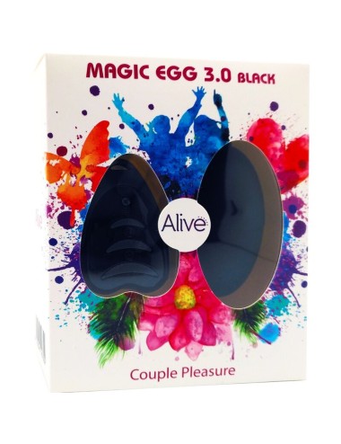 ALIVE - MAGIC EGG 3.0 VIBRANDO OVO CONTROLE REMOTO PRETO