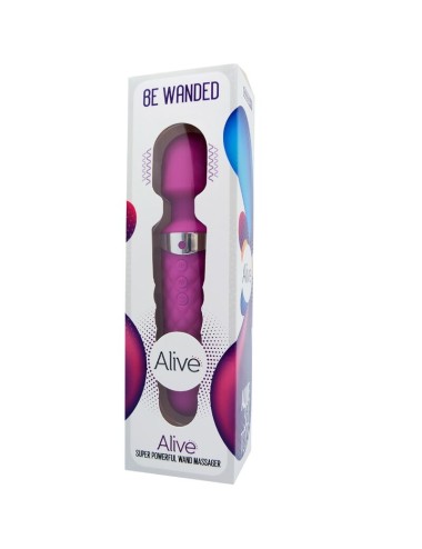 ALIVE - BE WANDED VIBRADOR MASSAGER ROXO