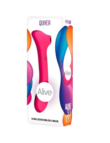ALIVE - SUCKER E VIBRADOR FÚCSIA DE ALJAVA
