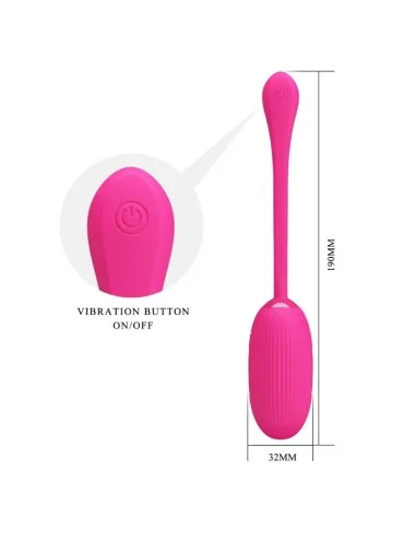 PRETTY LOVE - OVO VIBRATÓRIO RECARREGVEL DOREEN MAGENTA