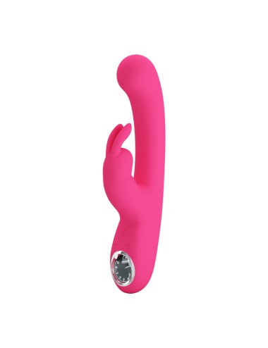 PRETTY LOVE - VIBRADOR DE COELHO LAMAR E PONTO G ROSA