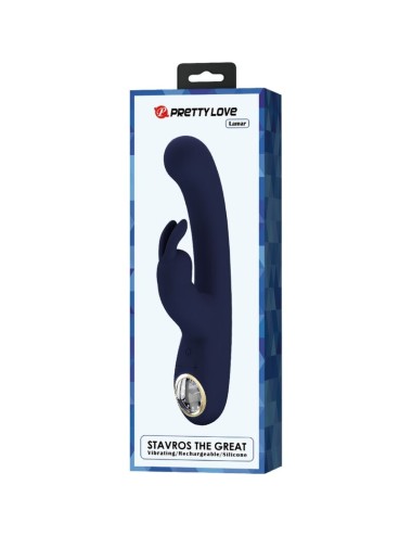 PRETTY LOVE - VIBRADOR DE COELHO LAMAR E PONTO G AZUL