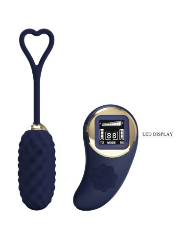 PRETTY LOVE - OVO VIBRATÓRIO DE CONTROLE REMOTO VIVIAN BLUE