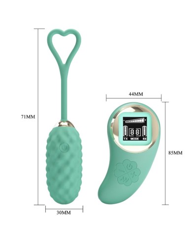 PRETTY LOVE - OVO VIBRATÓRIO DE CONTROLE REMOTO VIVIAN GREEN