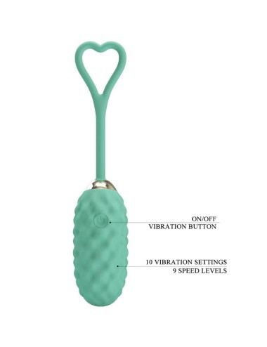 PRETTY LOVE - OVO VIBRATÓRIO DE CONTROLE REMOTO VIVIAN GREEN