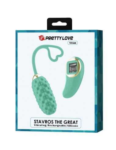 PRETTY LOVE - OVO VIBRATÓRIO DE CONTROLE REMOTO VIVIAN GREEN
