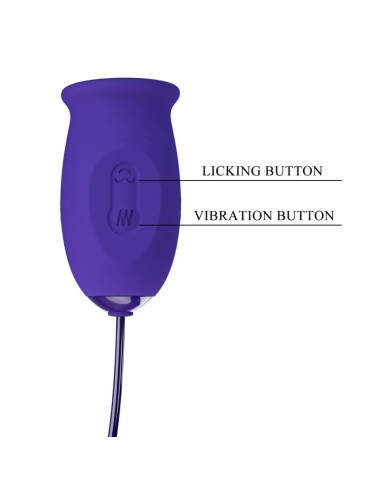 PRETTY LOVE - ESTIMULADOR VIBRADOR RECARREGVEL DAISY YOUTH VIOLET