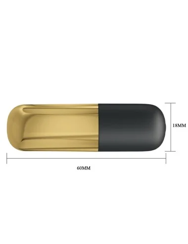 PRETTY LOVE - VIBRADOR BALA RECARREGVEL DOURADO