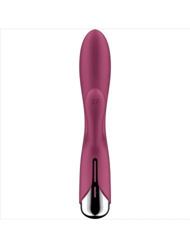 SATISFYER - COELHO GIRATÓRIO 1 CLITÓRIS E ESTIMULAO DE PONTO G VERMELHO