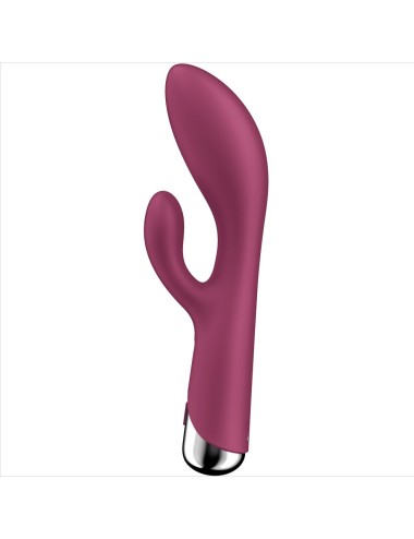 SATISFYER - COELHO GIRATÓRIO 1 CLITÓRIS E ESTIMULAO DE PONTO G VERMELHO