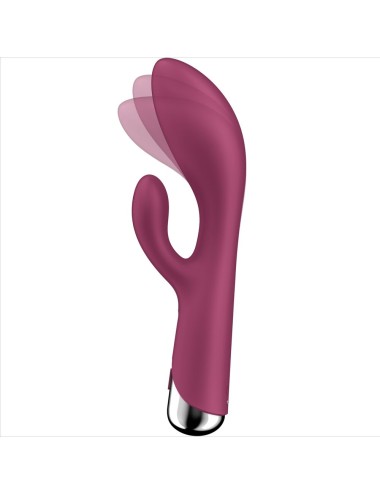 SATISFYER - COELHO GIRATÓRIO 1 CLITÓRIS E ESTIMULAO DE PONTO G VERMELHO