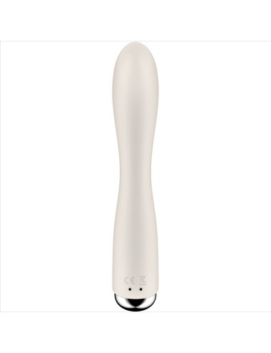 SATISFYER - SPINNING COELHO 1 CLITÓRIS E ESTIMULAO G-SPOT BEGE