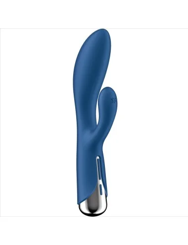 SATISFYER - SPINNING COELHO 1 CLITÓRIS E ESTIMULAO G-SPOT AZUL