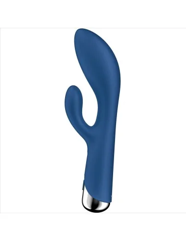 SATISFYER - SPINNING COELHO 1 CLITÓRIS E ESTIMULAO G-SPOT AZUL