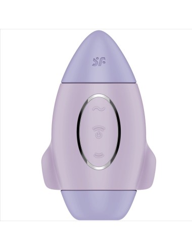 SATISFYER - VIBRADOR DE IMPULSO DUPLO PEQUENO LILAC MISSION CONTROL