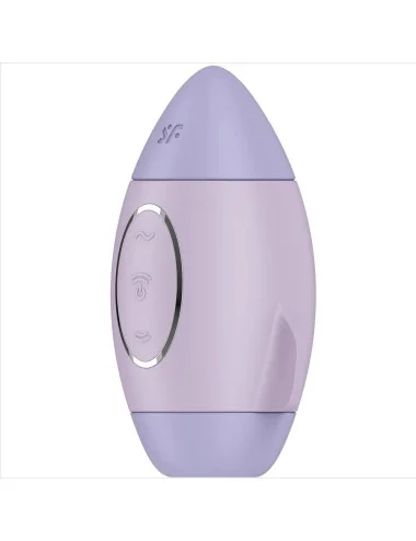 SATISFYER - VIBRADOR DE IMPULSO DUPLO PEQUENO LILAC MISSION CONTROL