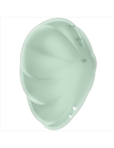 SATISFYER - VIBRADOR DE PULSO DE AR VERDE CLOUD DANCER