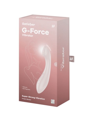 SATISFYER - G-FORCE ESTIMULADOR VIBRADOR G-SPOT BEGE