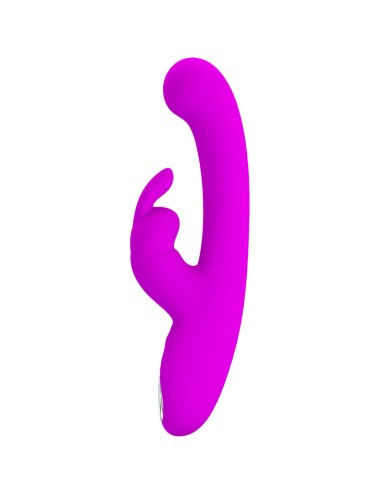 PRETTY LOVE - VIBRADOR DE COELHO LAMAR E PONTO G VIOLETA