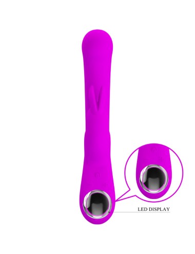PRETTY LOVE - VIBRADOR DE COELHO LAMAR E PONTO G VIOLETA