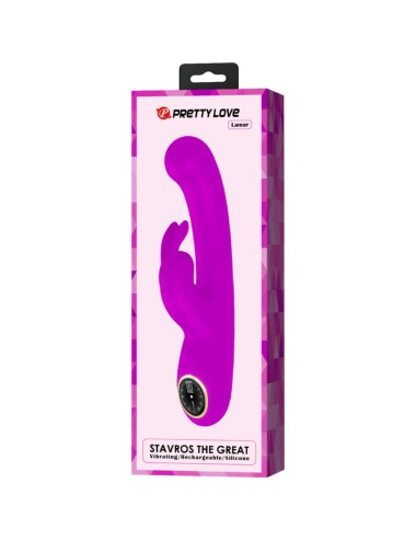 PRETTY LOVE - VIBRADOR DE COELHO LAMAR E PONTO G VIOLETA