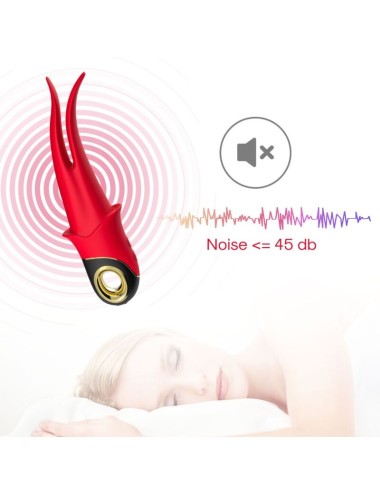 ARMONY - SHADOW VIBRADOR DUPLA CABEÇA PROVOCANDO VERMELHO