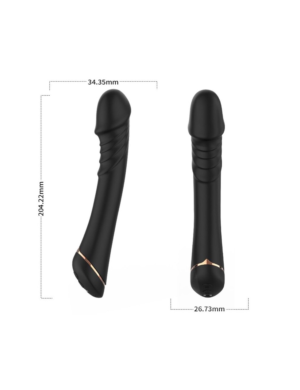 ARMONY - DILDO VIBRADOR SILICONE PRETO ARMONY - DILDO VIBRADOR SILICONE PRETO