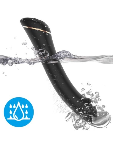 ARMONY - VIBRADOR FALT HEAD SILICONE PRETO