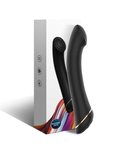ARMONY - VIBRADOR FALT HEAD SILICONE PRETO