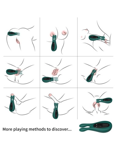 ARMONY - ESTIMULADOR E VIBRADOR COELHO VERDE