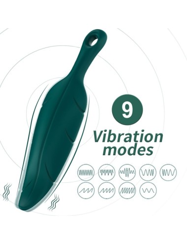 ARMONY - ESTIMULADOR E VIBRADOR FOLHA VERDE