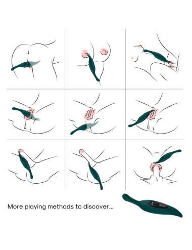 ARMONY - ESTIMULADOR E VIBRADOR FOLHA VERDE