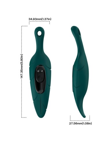 ARMONY - ESTIMULADOR E VIBRADOR FOLHA VERDE