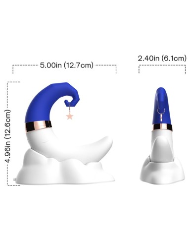 ARMONY - SWEETMOON LAMINDO CLITOR VIBRANTE E G-SPOT AZUL