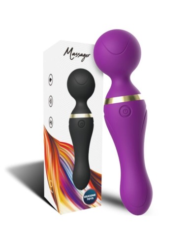 ARMONY - MASSAGER E VIBRADOR FREEZA CABEÇA SUPER FLEXÍVEL ROXO