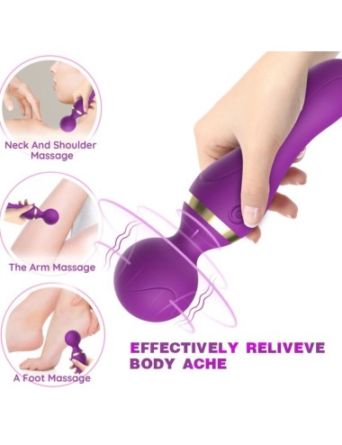 ARMONY - MASSAGER E VIBRADOR FREEZA CABEÇA SUPER FLEXÍVEL ROXO