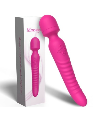 ARMONY - MASSAGER MISSÃO E VIBRADOR EFEITO DE CALOR FÚCSIA