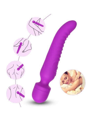 ARMONY - MASSAGER MISSION E VIBRADOR EFEITO DE CALOR ROXO