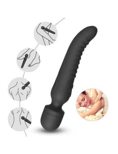 ARMONY - MASSAGER MISSION E VIBRADOR EFEITO DE CALOR PRETO